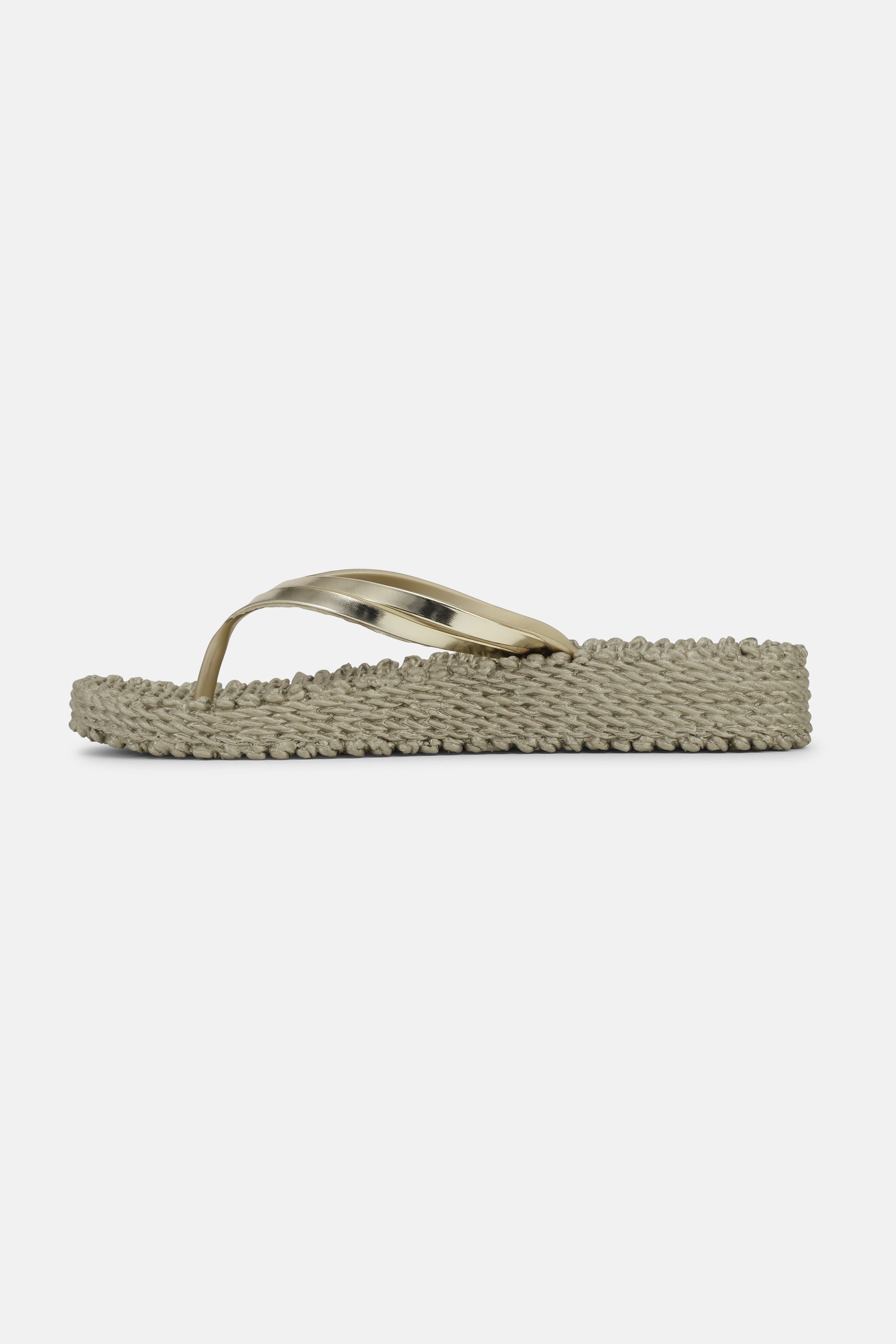 Platform Flip-flops Metallic - Platin